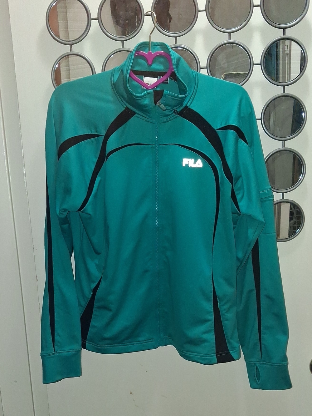 FILA GREEN & BLACK ATHLETIC Jacket